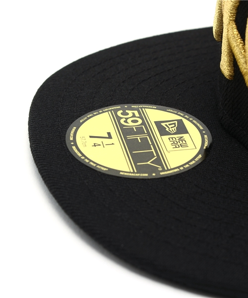NEW ERA(ニューエラ)の「WEGO/NEW ERA 59FIFTY ベースボールキャップ(キャップ・メンズ・ブラック/ゴールド/その他2/その他1/ホワイト・LARGE/MEDIUM/SMALL)」の9枚目の写真