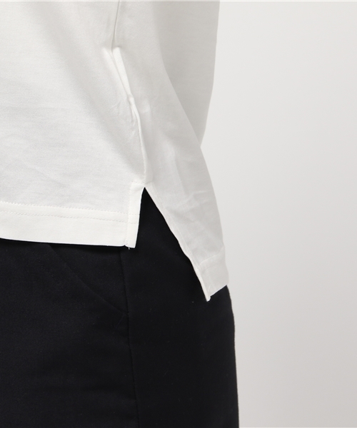 NATURAL BEAUTY BASIC（ナチュラルビューティーベーシック）の「【AneCan 6月号掲載】60/2SUVIN天竺カットソー（Tシャツ/カットソー・レディース・ホワイト系その他/ブラック/カーキ・MEDIUM）」の11枚目の写真