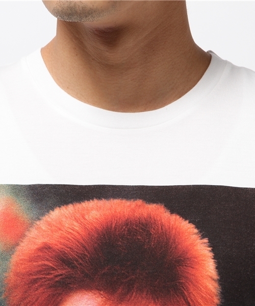 HYSTERIC GLAMOUR（ヒステリックグラマー）の「DAVID BOWIE/BEVERLY HILLS 1972 pt T-SH（Tシャツ/カットソー・メンズ・ホワイト/ブラック・LARGE/MEDIUM/SMALL）」の5枚目の写真