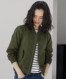 green label relaxing | CB P コンパクトストレッチ MA-1 ブルゾン(MA-1)