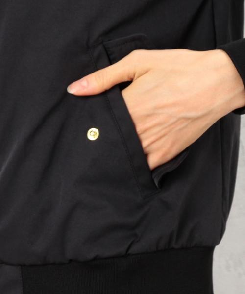 green label relaxing(グリーンレーベルリラクシング)の「○CB P コンパクトストレッチ MA-1 ブルゾン◆(MA-1・レディース・ブラック/オリーブ/ネイビー・34/36/38/40/42/44)」の11枚目の写真