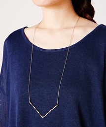 チャイハネ | 【チャイハネ】V字メタルロングネックレス(ネックレス)