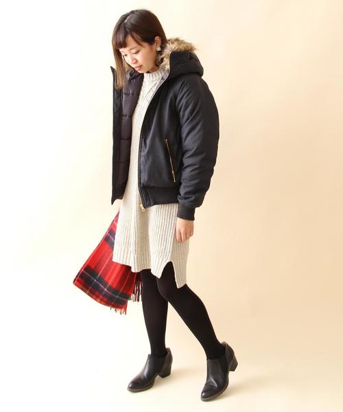 coen(コーエン)の「中綿フーデッドブルゾン(ミリタリージャケット・レディース・ダークグレー/オリーブ・LARGE/MEDIUM)」の11枚目の写真