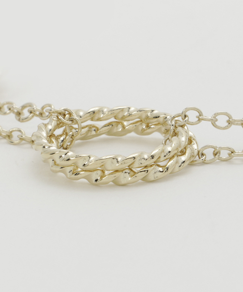 MURUA（ムルーア）の「メタルリングチョーカー（チョーカー・レディース・シルバー/ゴールド・FREE）」の3枚目の写真