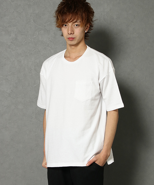 VENCEEXCHANGE（ヴァンスエクスチェンジ）の「ヘンケイナシジBIGTシャツ（Tシャツ/カットソー・メンズ・ホワイト/オフホワイト/ブラック・L/M）」の2枚目の写真