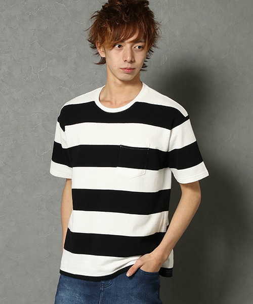 VENCEEXCHANGE（ヴァンスエクスチェンジ）の「ヘンケイナシジBIGTシャツ（Tシャツ/カットソー・メンズ・ホワイト/オフホワイト/ブラック・L/M）」の3枚目の写真