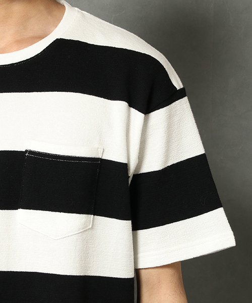 VENCEEXCHANGE（ヴァンスエクスチェンジ）の「ヘンケイナシジBIGTシャツ（Tシャツ/カットソー・メンズ・ホワイト/オフホワイト/ブラック・L/M）」の7枚目の写真