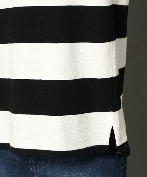 VENCEEXCHANGE（ヴァンスエクスチェンジ）の「ヘンケイナシジBIGTシャツ（Tシャツ/カットソー・メンズ・ホワイト/オフホワイト/ブラック・L/M）」の8枚目の写真