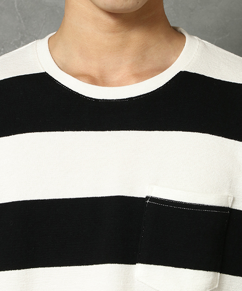 VENCEEXCHANGE（ヴァンスエクスチェンジ）の「ヘンケイナシジBIGTシャツ（Tシャツ/カットソー・メンズ・ホワイト/オフホワイト/ブラック・L/M）」の9枚目の写真