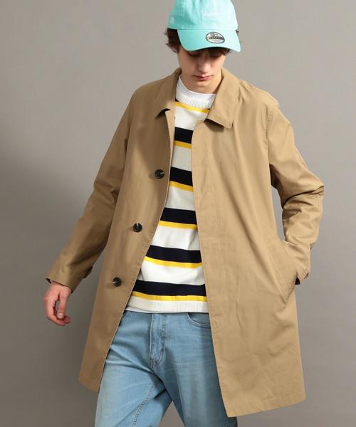 BEAUTY&YOUTH UNITED ARROWS（ビューティーアンドユースユナイテッドアローズ）の「【WEB限定】 by TC ウェザー ステンカラーコート ◆（ステンカラーコート・メンズ・ベージュ/オリーブ/ネイビー/ブラック・LARGE/MEDIUM/SMALL）」の2枚目の写真