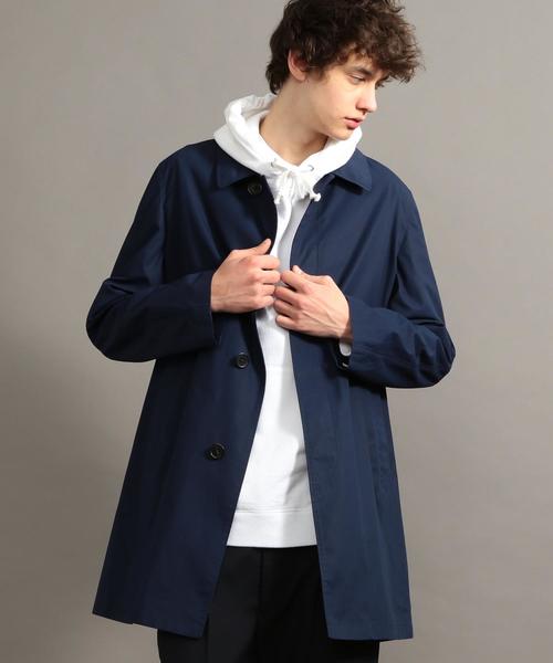 BEAUTY&YOUTH UNITED ARROWS（ビューティーアンドユースユナイテッドアローズ）の「【WEB限定】 by TC ウェザー ステンカラーコート ◆（ステンカラーコート・メンズ・ベージュ/オリーブ/ネイビー/ブラック・LARGE/MEDIUM/SMALL）」の4枚目の写真