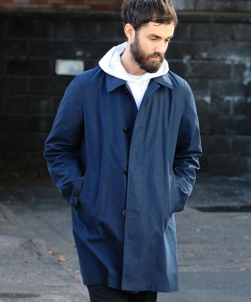 BEAUTY&YOUTH UNITED ARROWS（ビューティーアンドユースユナイテッドアローズ）の「【WEB限定】 by TC ウェザー ステンカラーコート ◆（ステンカラーコート・メンズ・ベージュ/オリーブ/ネイビー/ブラック・LARGE/MEDIUM/SMALL）」の13枚目の写真