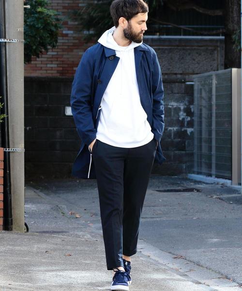 BEAUTY&YOUTH UNITED ARROWS（ビューティーアンドユースユナイテッドアローズ）の「【WEB限定】 by TC ウェザー ステンカラーコート ◆（ステンカラーコート・メンズ・ベージュ/オリーブ/ネイビー/ブラック・LARGE/MEDIUM/SMALL）」の7枚目の写真