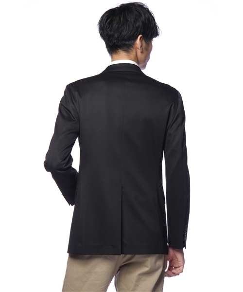 UNITED ARROWS（ユナイテッドアローズ）の「UA コットンポリジャージー ジャケット（スーツジャケット・メンズ・ブラック・42/44/46/48/50）」の3枚目の写真