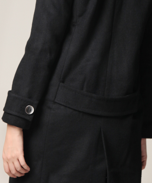 CROON A SONG（クルーンアソング）の「ショールカラーコート（その他アウター・レディース・ブラック/キャメル/ボルドー/ダークグリーン・36/38）」の9枚目の写真