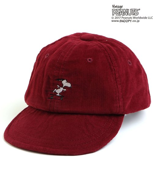 F.O.KIDS（エフオーキッズ）の「PEANUTS CAP(スヌーピー)（キャップ・キッズ・インディゴブルー/ブラウン/チェック/レッド/カーキ/ブラック・58/54/46/50）」の6枚目の写真