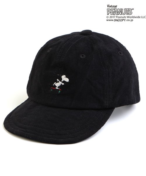 F.O.KIDS（エフオーキッズ）の「PEANUTS CAP(スヌーピー)（キャップ・キッズ・インディゴブルー/ブラウン/チェック/レッド/カーキ/ブラック・58/54/46/50）」の2枚目の写真