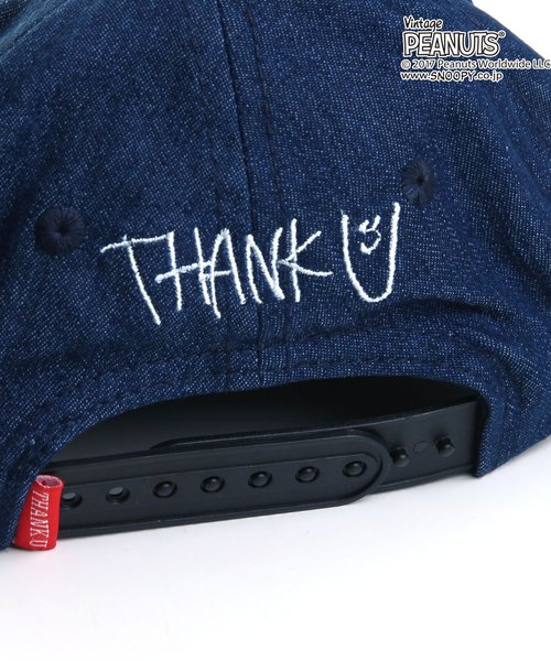 F.O.KIDS（エフオーキッズ）の「PEANUTS CAP(スヌーピー)（キャップ・キッズ・インディゴブルー/ブラウン/チェック/レッド/カーキ/ブラック・58/54/46/50）」の8枚目の写真