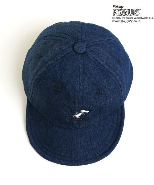 F.O.KIDS（エフオーキッズ）の「PEANUTS CAP(スヌーピー)（キャップ・キッズ・インディゴブルー/ブラウン/チェック/レッド/カーキ/ブラック・58/54/46/50）」の10枚目の写真