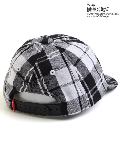 F.O.KIDS（エフオーキッズ）の「PEANUTS CAP(スヌーピー)（キャップ・キッズ・インディゴブルー/ブラウン/チェック/レッド/カーキ/ブラック・58/54/46/50）」の12枚目の写真