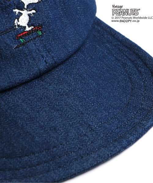 F.O.KIDS（エフオーキッズ）の「PEANUTS CAP(スヌーピー)（キャップ・キッズ・インディゴブルー/ブラウン/チェック/レッド/カーキ/ブラック・58/54/46/50）」の16枚目の写真