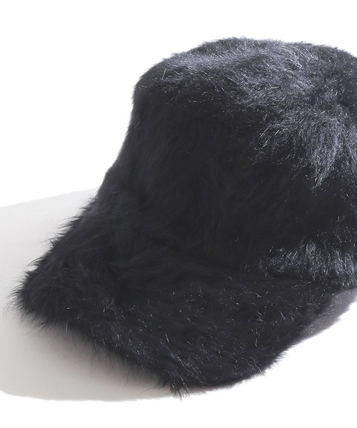 WEGO（ウィゴー）の「WEGO/アンゴラLOWキャップ（キャップ・レディース・ブラック/グレー/ホワイト・FREE）」の12枚目の写真