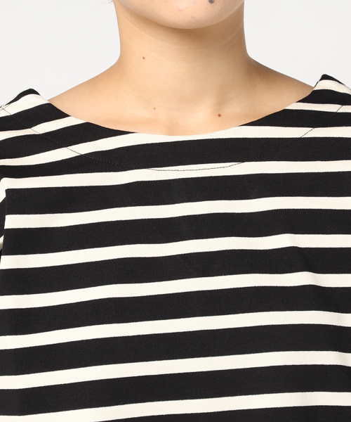 RIVE DROITE（リヴドロワ）の「デラベボーダープルオーバー（Tシャツ/カットソー・レディース・ブラック/ネイビー/レッド・FREE）」の10枚目の写真