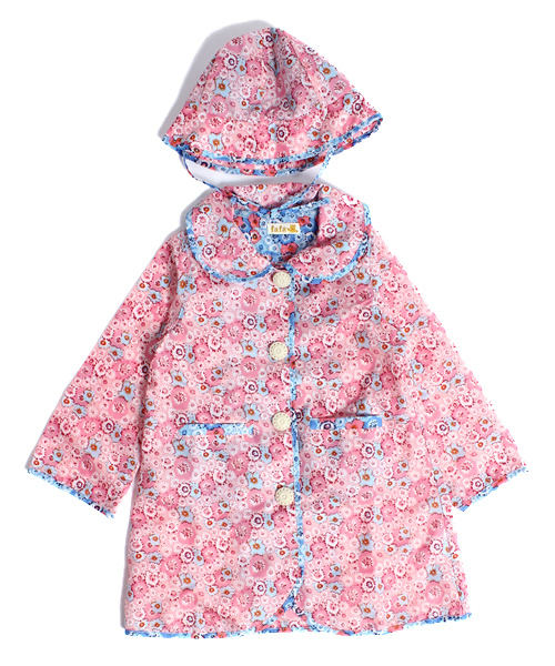 fafa（フェフェ）の「KIRRALEY | レインコート（レインコート/ポンチョ・キッズ・ブルー系その他/ピンク系その他・MEDIUM/SMALL）」の2枚目の写真