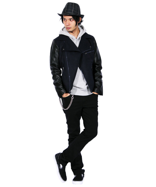 8(eight)(エイト)の「チェック 中折れ ハット 帽子(ハット・メンズ・ネイビー/グリーン・FREE)」の4枚目の写真