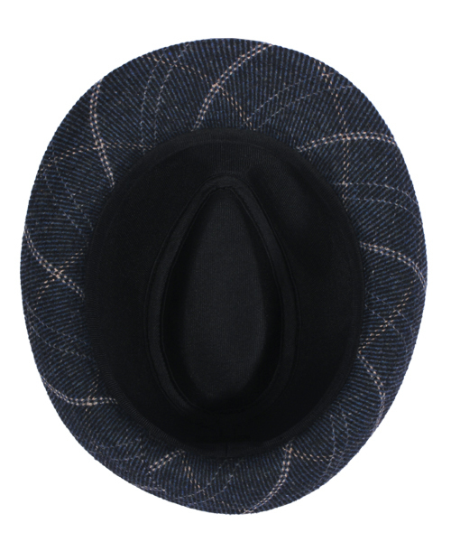 8(eight)(エイト)の「チェック 中折れ ハット 帽子(ハット・メンズ・ネイビー/グリーン・FREE)」の7枚目の写真