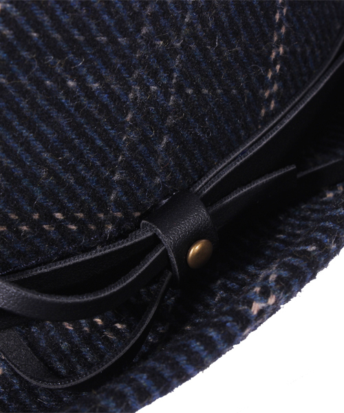 8(eight)(エイト)の「チェック 中折れ ハット 帽子(ハット・メンズ・ネイビー/グリーン・FREE)」の13枚目の写真