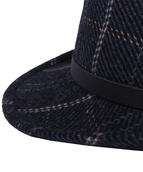 8(eight)(エイト)の「チェック 中折れ ハット 帽子(ハット・メンズ・ネイビー/グリーン・FREE)」の15枚目の写真