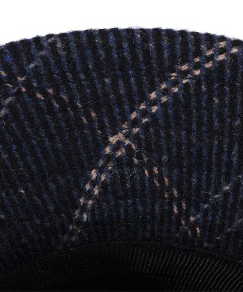 8(eight)(エイト)の「チェック 中折れ ハット 帽子(ハット・メンズ・ネイビー/グリーン・FREE)」の16枚目の写真