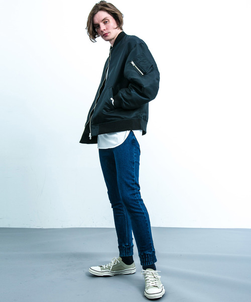 VANQUISH(ヴァンキッシュ)の「【VANQUISH】≪STUDIOUS限定≫ビッグシルエットオーバーMA-1(MA-1・メンズ・ブラック/グレー/オリーブ・1/2/3)」の11枚目の写真