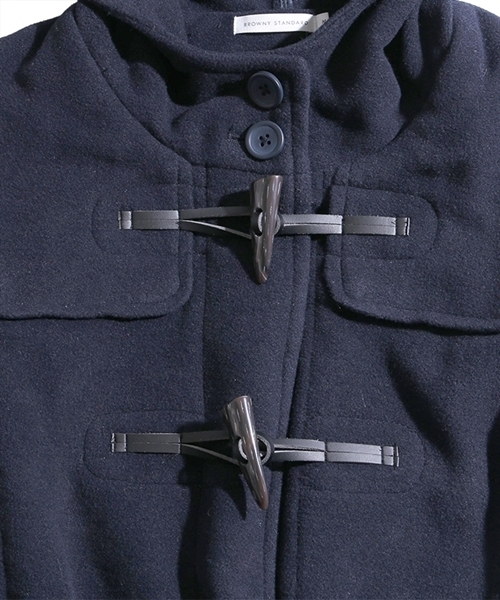 WEGO（ウィゴー）の「WEGO/ダッフルコート（ダッフルコート・レディース・ネイビー/キャメル・MEDIUM/LARGE）」の7枚目の写真