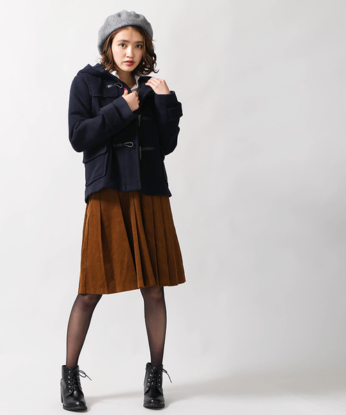 WEGO（ウィゴー）の「WEGO/ダッフルコート（ダッフルコート・レディース・ネイビー/キャメル・MEDIUM/LARGE）」の20枚目の写真