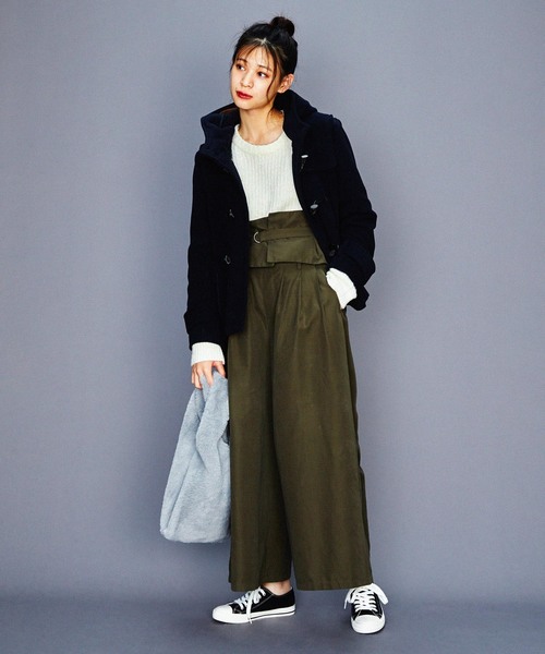 WEGO（ウィゴー）の「WEGO/ダッフルコート（ダッフルコート・レディース・ネイビー/キャメル・MEDIUM/LARGE）」の21枚目の写真