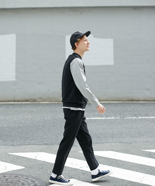 L&HARMONY（エルアンドハーモニー）の「[L&HARMONY / エルアンドハーモニー] ポンチスウェットイージースラックス（スラックス・メンズ・ブラック/ネイビー/グレー・LARGE/MEDIUM）」の11枚目の写真