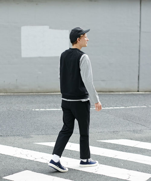 L&HARMONY（エルアンドハーモニー）の「[L&HARMONY / エルアンドハーモニー] ポンチスウェットイージースラックス（スラックス・メンズ・ブラック/ネイビー/グレー・LARGE/MEDIUM）」の13枚目の写真