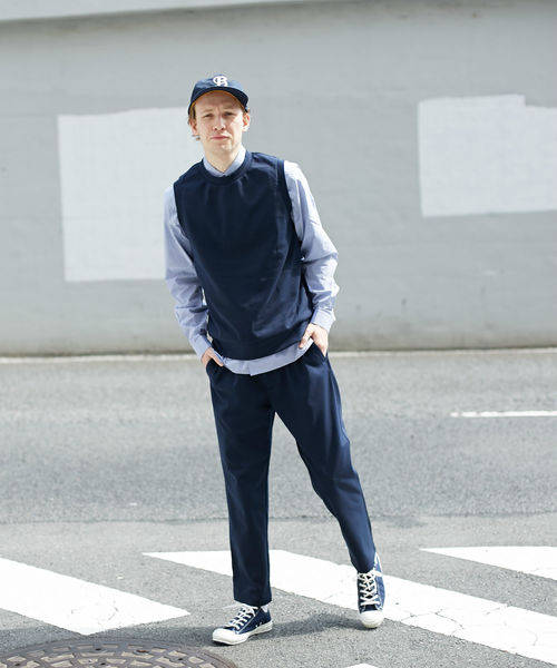 L&HARMONY（エルアンドハーモニー）の「[L&HARMONY / エルアンドハーモニー] ポンチスウェットイージースラックス（スラックス・メンズ・ブラック/ネイビー/グレー・LARGE/MEDIUM）」の15枚目の写真