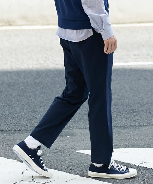 L&HARMONY（エルアンドハーモニー）の「[L&HARMONY / エルアンドハーモニー] ポンチスウェットイージースラックス（スラックス・メンズ・ブラック/ネイビー/グレー・LARGE/MEDIUM）」の18枚目の写真