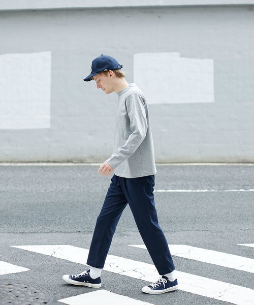 L&HARMONY（エルアンドハーモニー）の「[L&HARMONY / エルアンドハーモニー] ポンチスウェットイージースラックス（スラックス・メンズ・ブラック/ネイビー/グレー・LARGE/MEDIUM）」の19枚目の写真