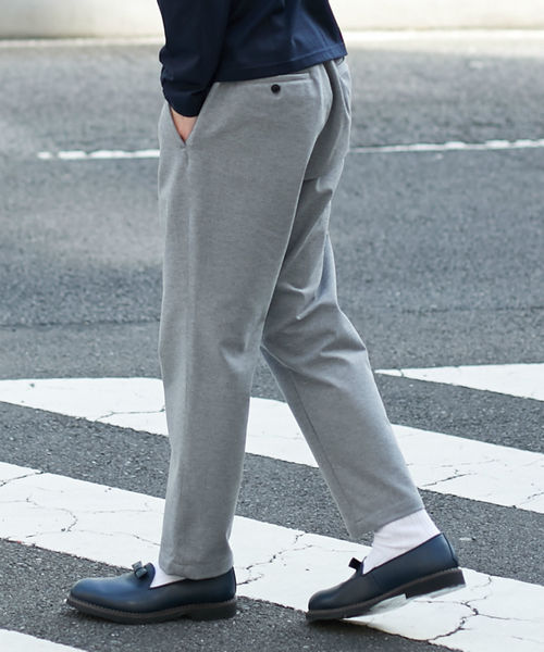 L&HARMONY（エルアンドハーモニー）の「[L&HARMONY / エルアンドハーモニー] ポンチスウェットイージースラックス（スラックス・メンズ・ブラック/ネイビー/グレー・LARGE/MEDIUM）」の20枚目の写真