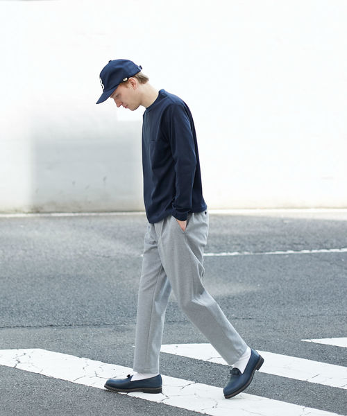 L&HARMONY（エルアンドハーモニー）の「[L&HARMONY / エルアンドハーモニー] ポンチスウェットイージースラックス（スラックス・メンズ・ブラック/ネイビー/グレー・LARGE/MEDIUM）」の21枚目の写真