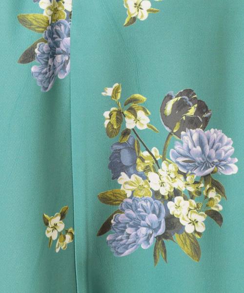 MIIA（ミーア）の「【WEB限定】ボタニカルフラワーワンピース（ワンピース・レディース・ピンク/グリーン/オフホワイト・FREE）」の7枚目の写真