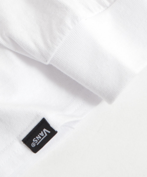 VANS（バンズ）の「VANS/ヴァンズ BMX L/S T-Shirt（Tシャツ/カットソー・メンズ・ホワイト/ブラック・XL/M/L）」の8枚目の写真