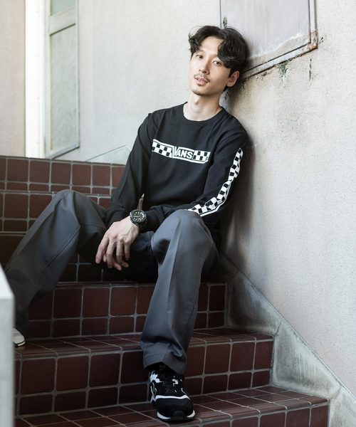 VANS（バンズ）の「VANS/ヴァンズ BMX L/S T-Shirt（Tシャツ/カットソー・メンズ・ホワイト/ブラック・XL/M/L）」の17枚目の写真