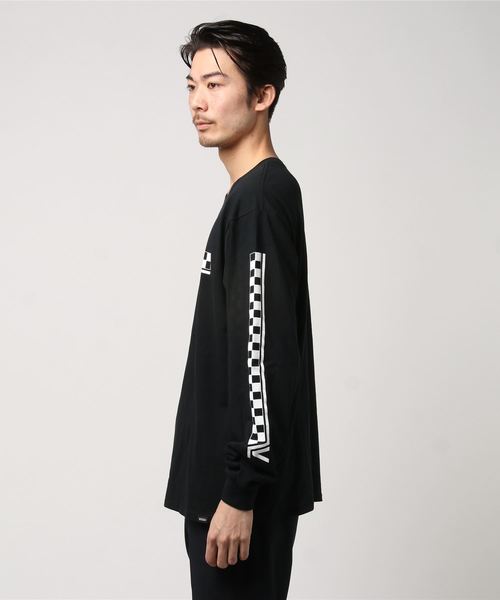 VANS（バンズ）の「VANS/ヴァンズ BMX L/S T-Shirt（Tシャツ/カットソー・メンズ・ホワイト/ブラック・XL/M/L）」の4枚目の写真