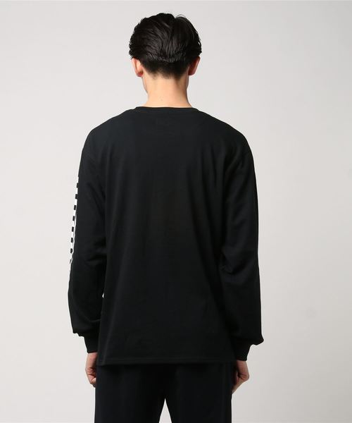 VANS（バンズ）の「VANS/ヴァンズ BMX L/S T-Shirt（Tシャツ/カットソー・メンズ・ホワイト/ブラック・XL/M/L）」の3枚目の写真