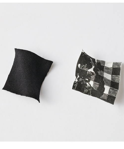 フェリシモMama(フェリシモママ)の「リブ イン コンフォート しめつけないのが心地いい!産前産後に使えるマタニティパジャマ〈ギンガム〉(マタニティウェア/グッズ・レディース・ブラック×ホワイト・LARGE/MEDIUM)」の6枚目の写真